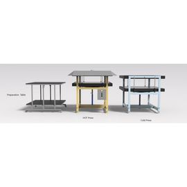 Precious Plastic Extruder,Precious Plastic Shredder, Precious Plastic Injection | Sheet Press System 1 X 1 Meter ( Includes Hot Press & Cold Press With Preprations Table )